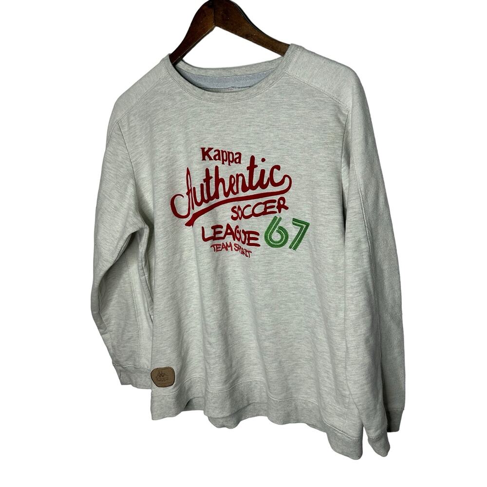 Kappa XL‎ gray crewneck sweatshirt soccer mens